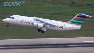 Hill View - Braathens Regional British Aerospace Avro 146-Rj100 Takeoff - Split Airport Spuldsp