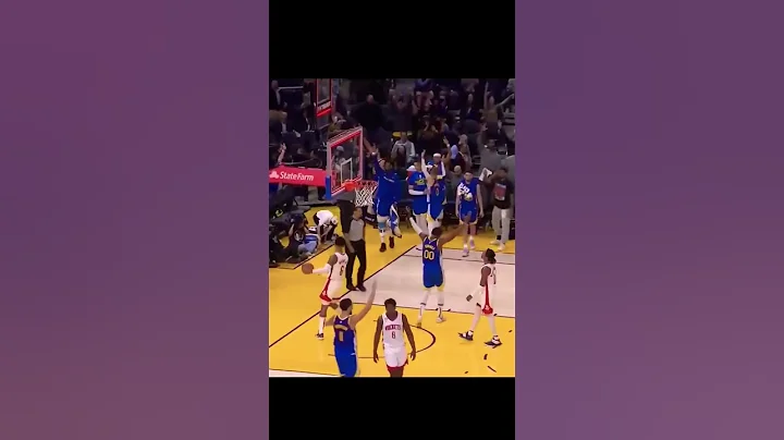 when Jordan poole become Steph curry mode at this game 🏀💪Warriors vs Rockets,NBA2023