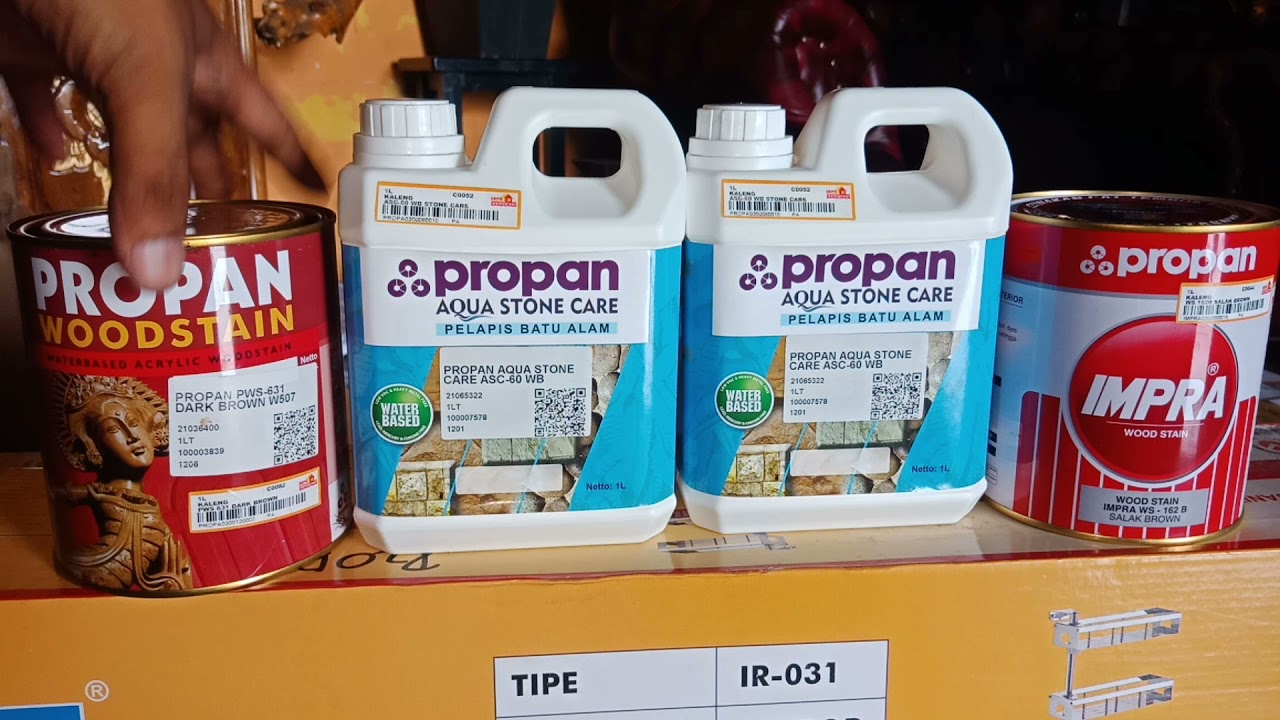 Propan Aqua Stone care !! Cat pelindung Batu Alam || Rian Mebel