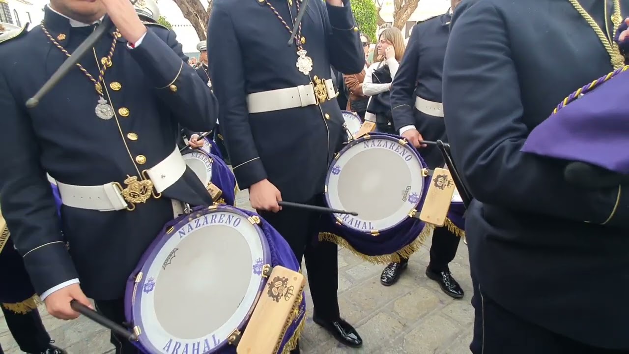 Semana Santa Arahal 2025, Viernes Santo Madrugá, Hdad de Jesús, Jesús Nazareno.
