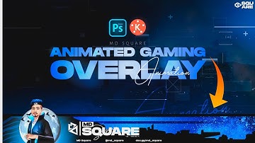 How to Make Animated Gaming Overlay like Scout and Jonathan on Android || PSCC & KineMaster Tutorial