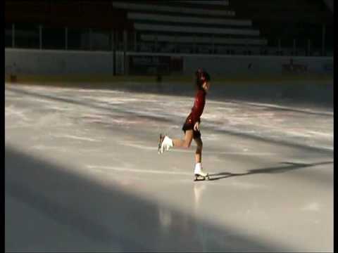 Figure skate (Reina, 8 years old) short program in competition