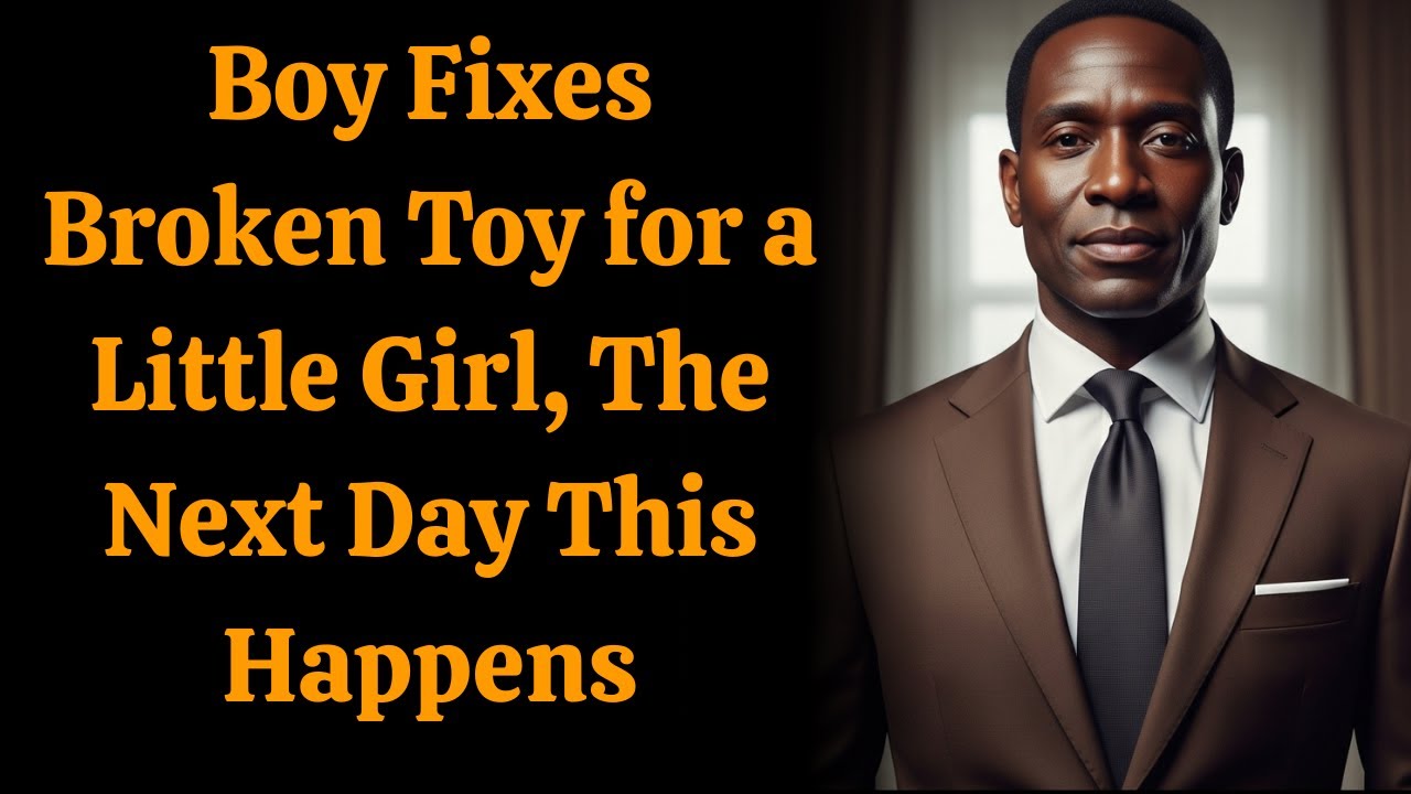 Boy Fixes Broken Toy for a Little Girl, The Next Day This Happens