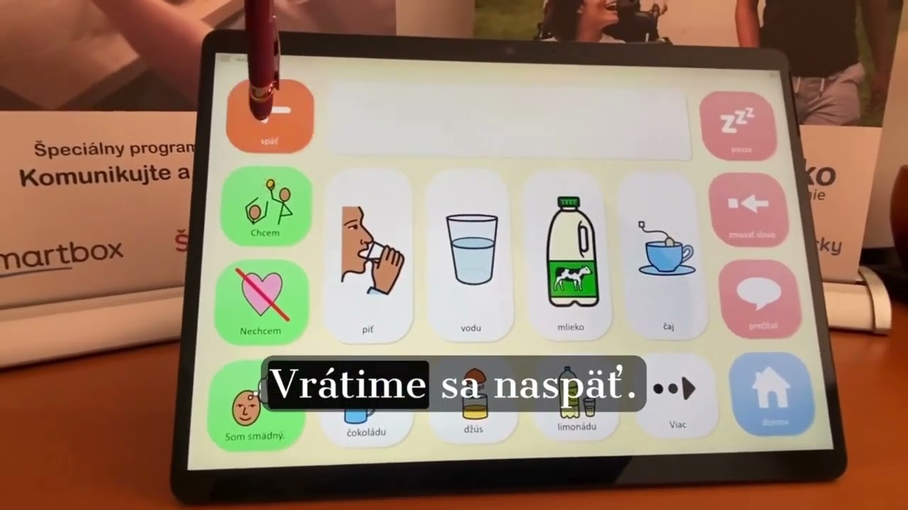 Tobii PCEye, Fast Talker, Grid 3 - ALS, DMO, SMA, Afázia, Rettov syndróm, Poranenia miechy i mozgu