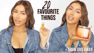 my 20 favourite things 500k giveaway