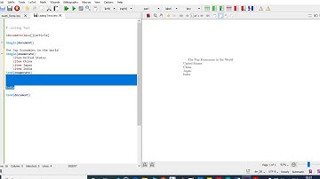 How to create lists in LaTeX using enumerate command | Free code available to copy.