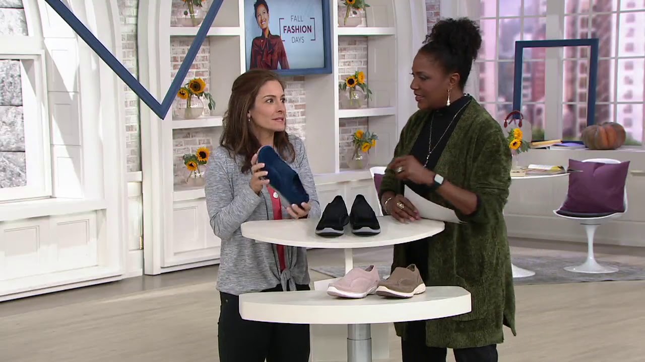 Ryka Stretch Knit Slip-On Shoes - Talia on QVC - YouTube