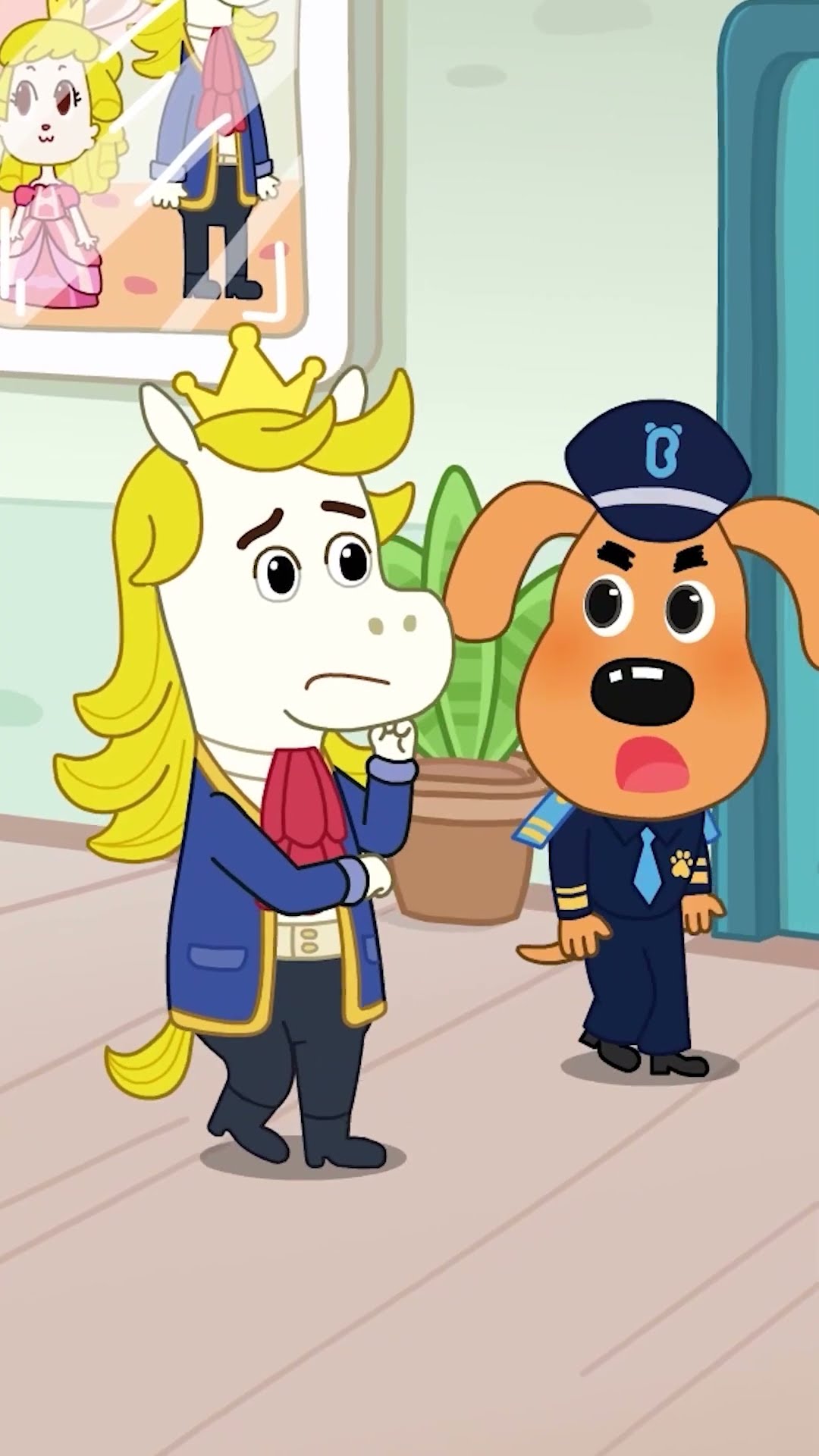 Pangeran Kuda Putih yang Kentut Eps.3 | Kepala Polisi Labrador #babybus #babybusindonesia #shorts