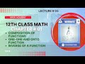 FSC Math Part 2 Ch. 1: Functions & Limits 📘