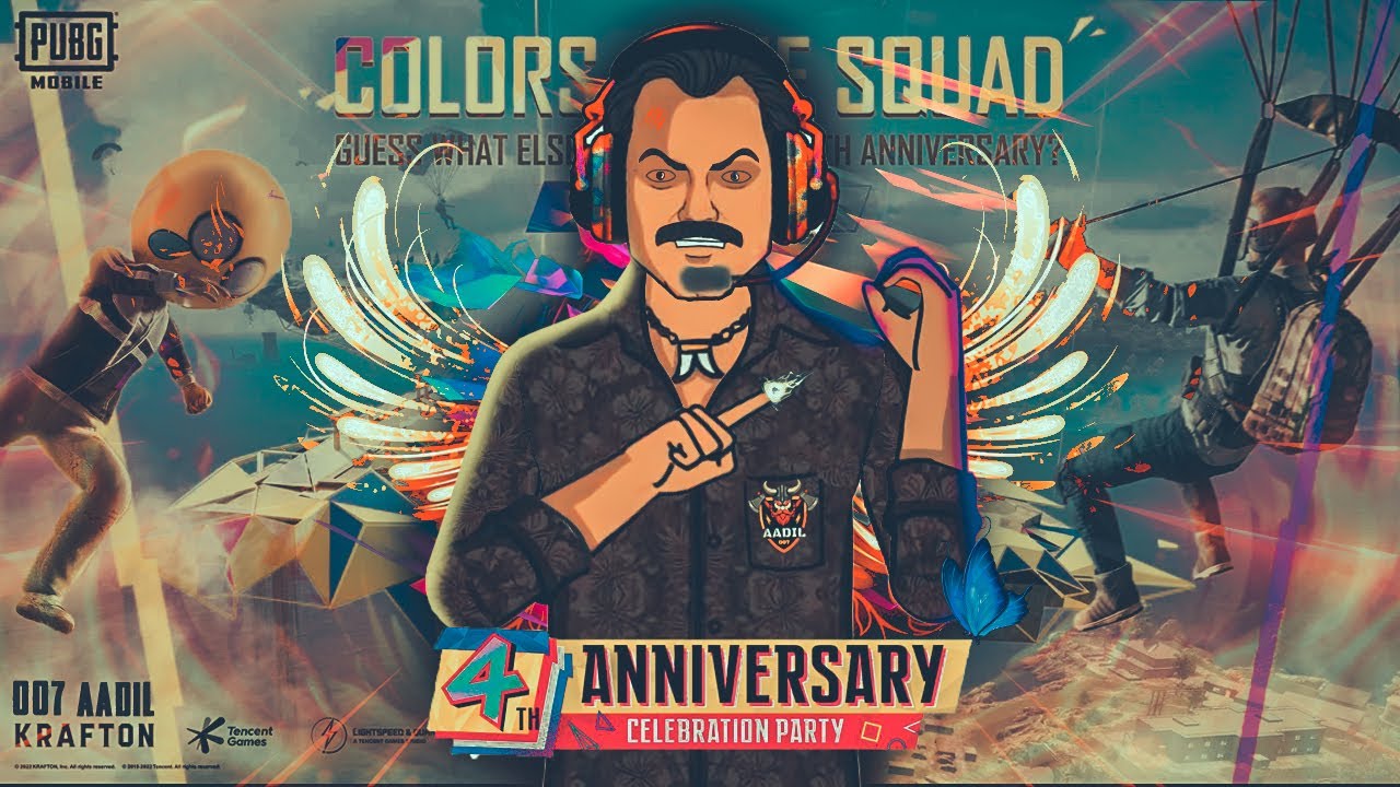 Incredible Gaitonde PUBG Gameplay | 4th Anniversary PUBGM | 007 Aadil