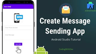 How to Send text message from android app | sms sending app for android  |  SmsManager screenshot 5