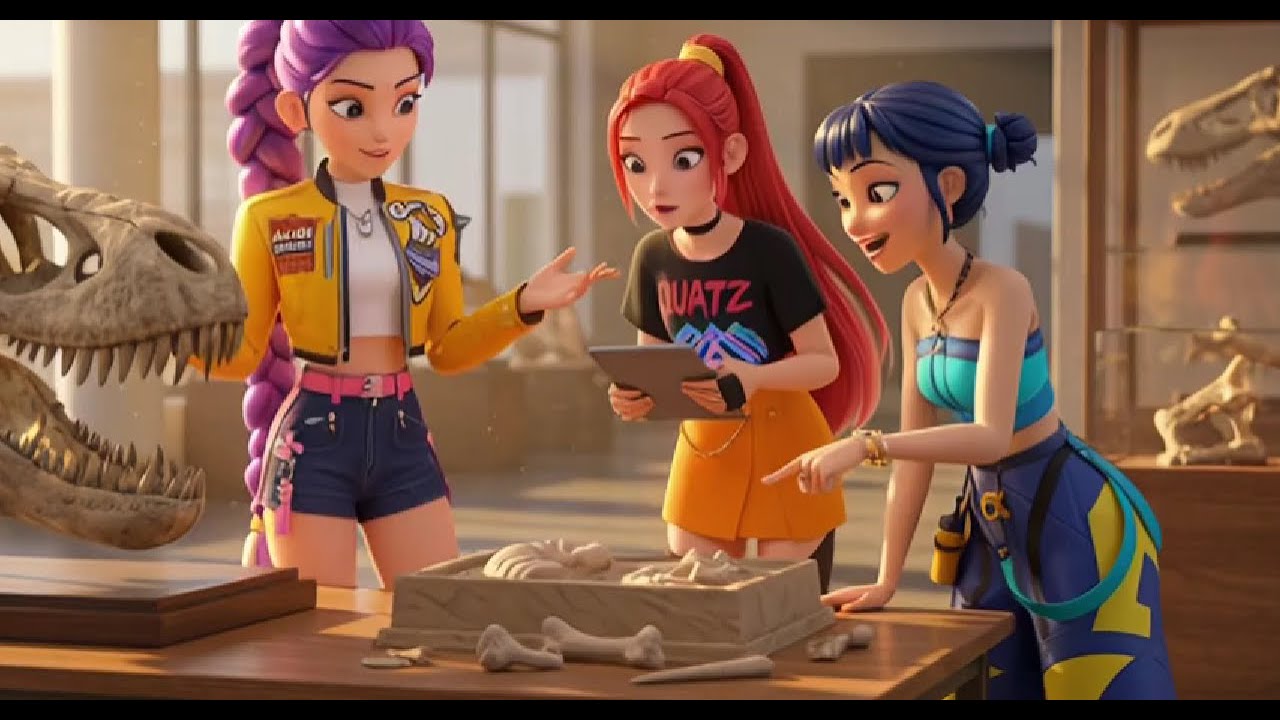 Los huesos de dinosaurio