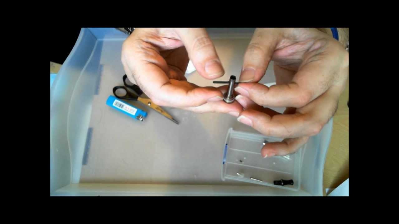 Vision Ego Clearomizer / Stardust Atomiser - SS Mesh Wick Making Tutorial