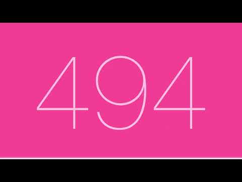 ⏰ 500 to 1 Countdown Timer | 500 Seconds Pink Visual Timer with Music | 8 Minutes 33 Seconds