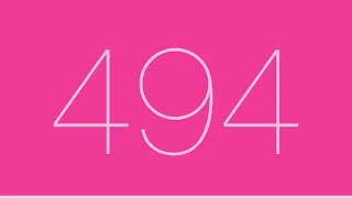 ⏰ 500 to 1 Countdown Timer | 500 Seconds Pink Visual Timer with Music | 8 Minutes 33 Seconds