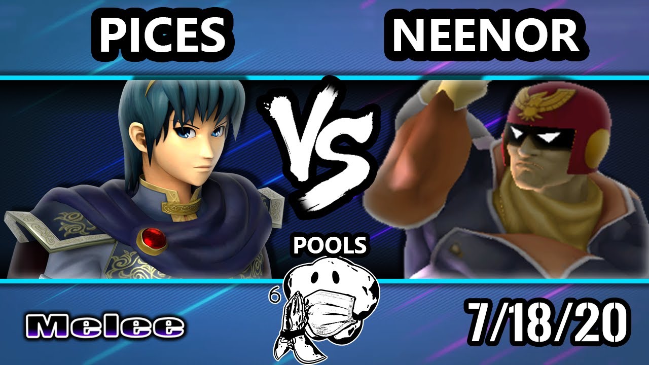 GOML 2020 SSBM - Pisces (Marth) Vs. Neenor (Captain Falcon) Melee Pools