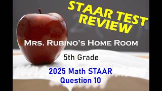 2025 5th Grade STAAR Question 10