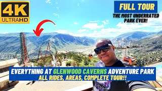[4K] EVERYTHING at Glenwood Caverns Adventure Park | All Rides | Areas | Complete tour