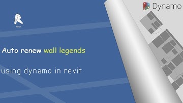 Auto renew wall legends using dynamo in revit