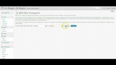 SEO Data Transporter Plug-In for WordPress