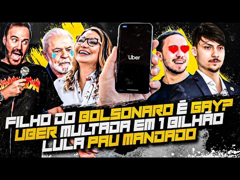 O CASO DO FILHO DO BOLSONARO I UBER MULTADA UM BILHÃO I LULA PAU MANDADO - STAND UP DIOGO PORTUGAL