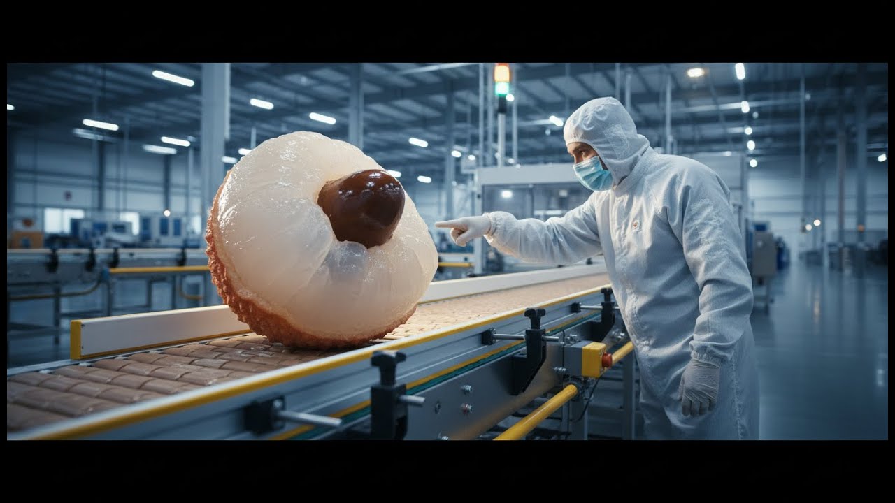 Inside Lychee Harvesting for Industrial Juice Production | WORLD OF FACTORIES TVM