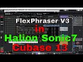 Flexphraser v3 in halion sonic7 in cubase 13