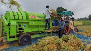 Boro Dhaan Mora Kam Paddy Thresher Engine 750 RPM,Paddy Thresher Dashmesh,New Holland Tractor,4710