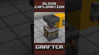 The Crafter (explained) #minecrafttutorial #redstonetutorial