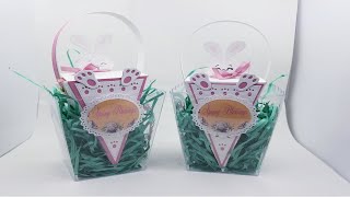 Scrapdiva designs 3D Easter Treat Box project share. @scrapdivadesigns
