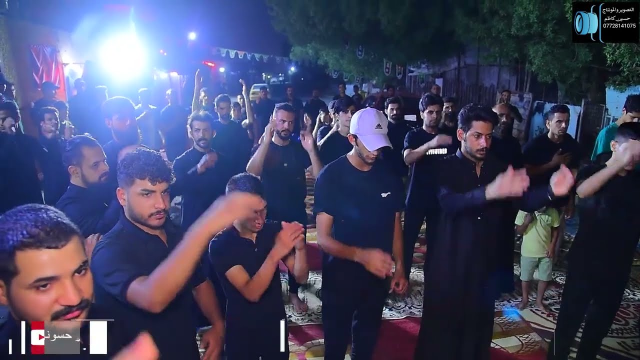 يقيم مجلس حسيني في بدار الخادم مرتضى الحلفي و محمد الحلفي في قطاع 70  المصور حسوني كاظم