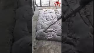 Lightweight Foam Concrete Cast-in-Place Floor Construction #foamconcretemachine #foamconcrete