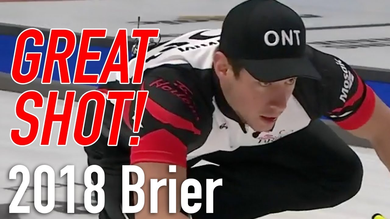 2018 Tim Hortons Brier - Matt Camm (ON) - Long Double Takeout ice cube
