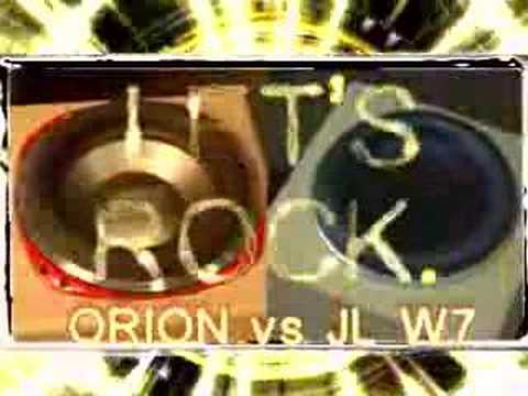Orion HCCA vs JL Audio W7