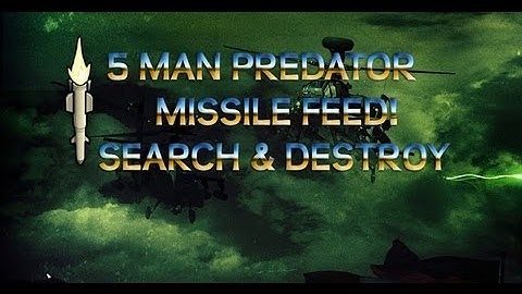 MW3: 5 MAN PRED MISSILE S&D!!!