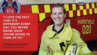 Erin Pogmore, Permanent (full-time) Firefighter, Hurstville Station