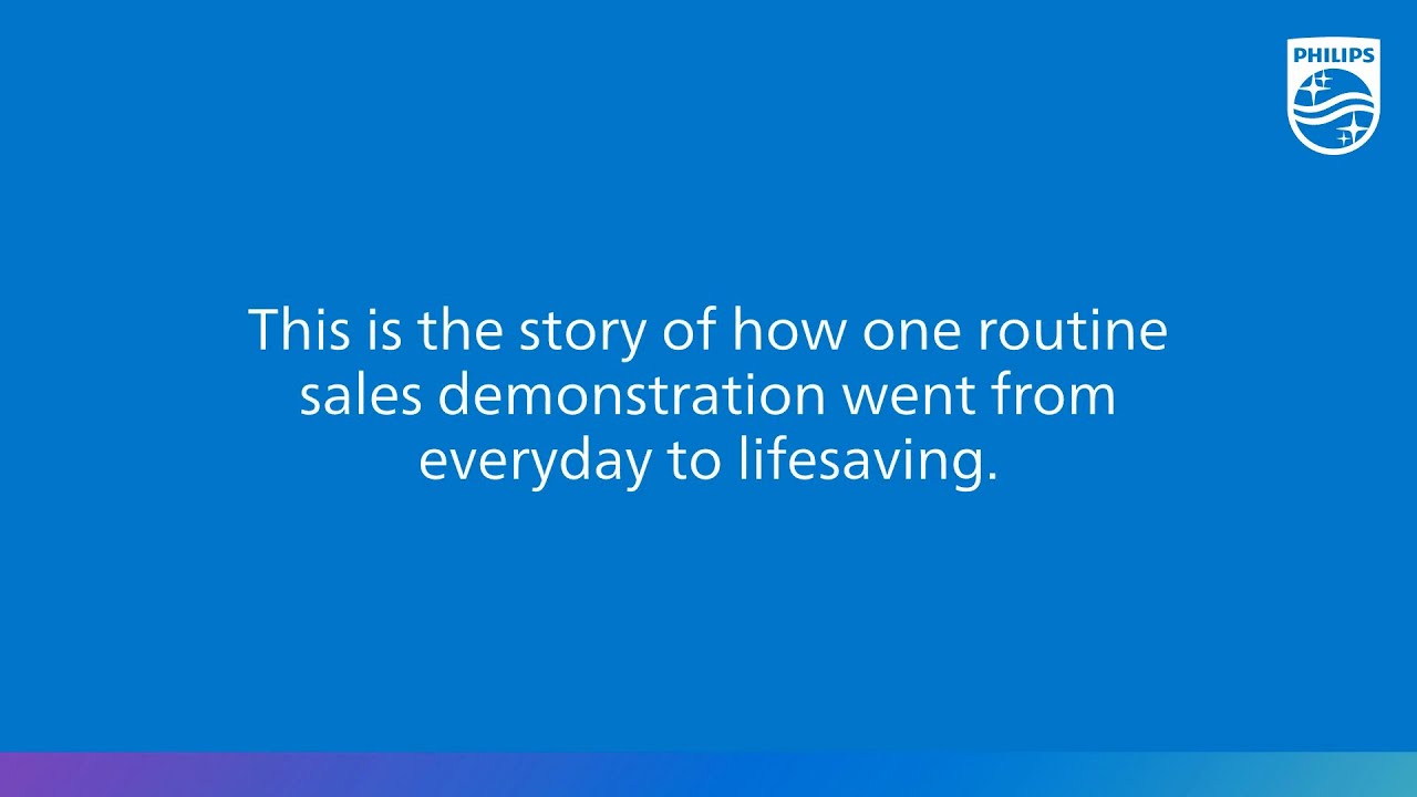 A career in sales at Philips can literally save someone’s life