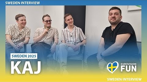 Interview with KAJ - Sweden 🇸🇪 2025 |EurovisionFun