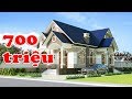 Mẫu nhà cấp 4 đẹp, mái thái và GIÁ RẺ CHỈ 700 TRIỆU ĐỒNG.