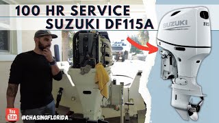 Suzuki DF115A 100 Hour Service DIY on the Mako 171 Bay Boat (VLOG)