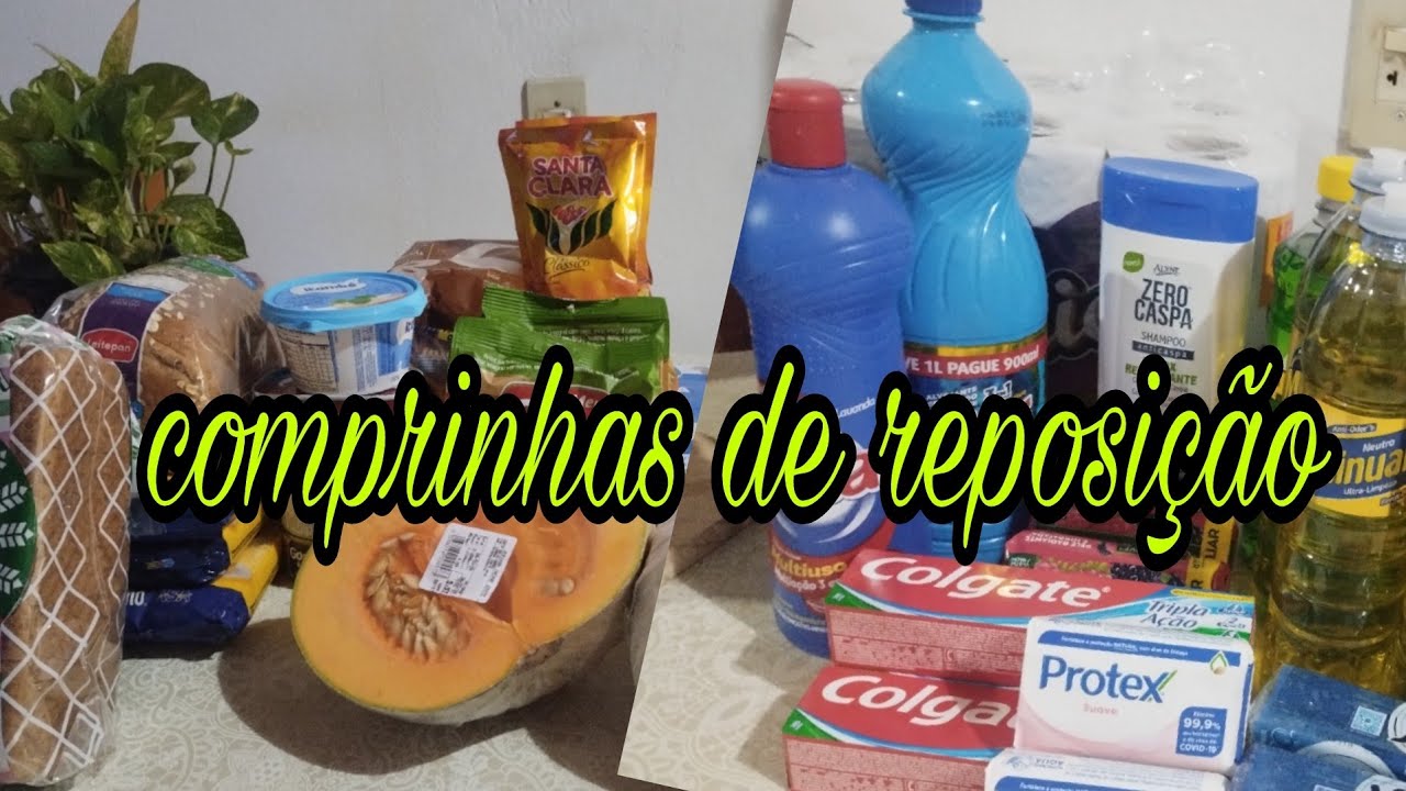 MINHAS COMPRINHAS DE REPOSIÇÃO P/ 2 PESSOAS #compras#reposição