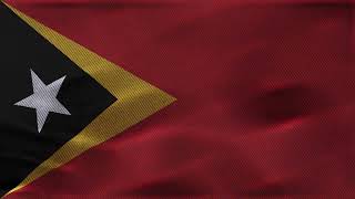 East Timor Flag Waving | 4K Ultra HD | 5 Minutes ( No Copyright ) screenshot 1