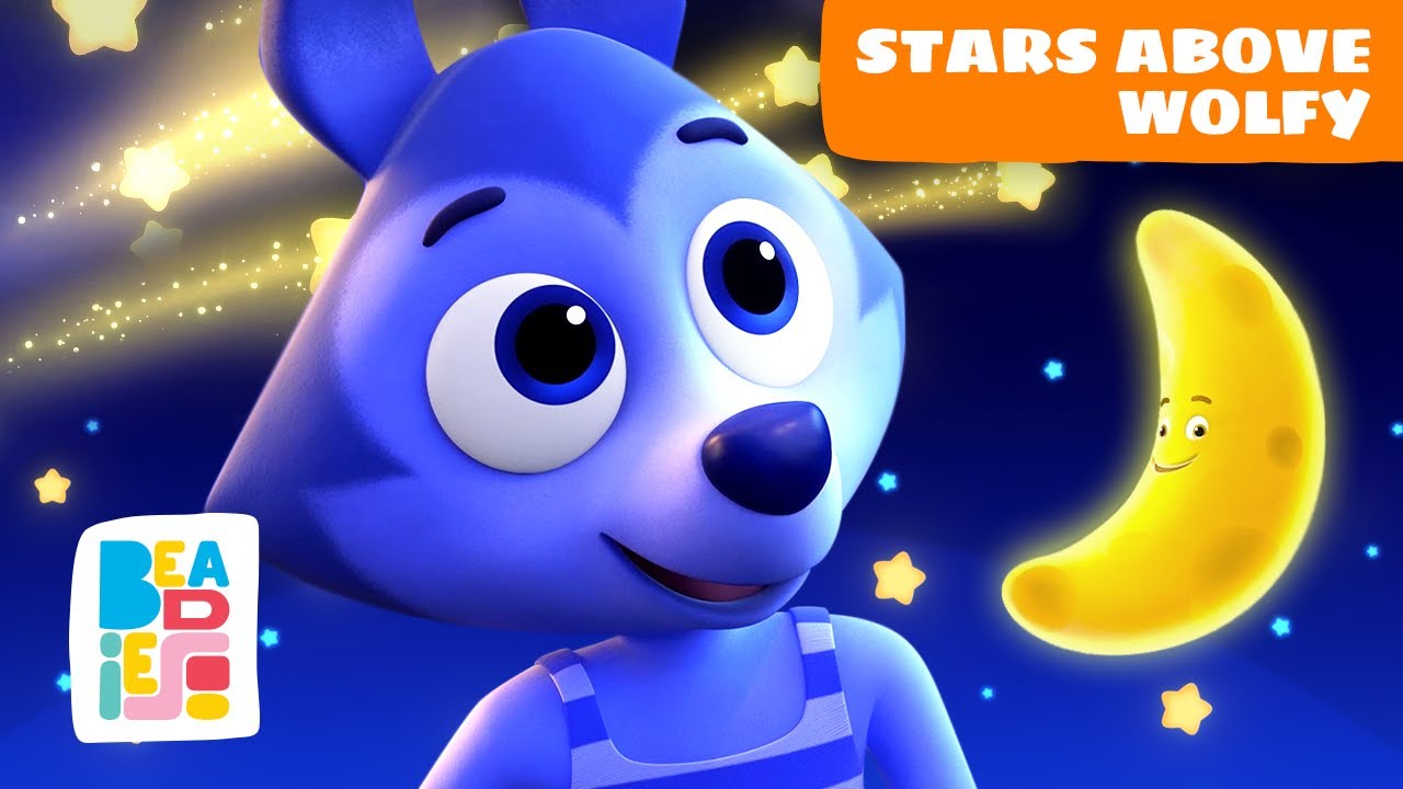 Stars Above Wolfy — bedtime nursery rhymes for babies | Beadies lullabies