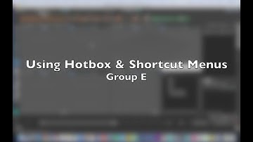 [MAYA] Using Hotbox and Shortcut Menus_GROUP E