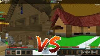 Build Battle with a Blockman Go youtuber Denvolt BG!😱(Blockman Go Blocky Mods) screenshot 1