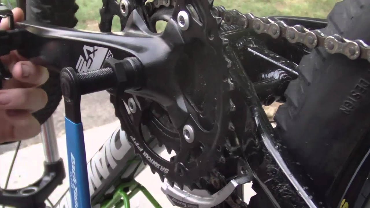 How to remove a crank arm YouTube