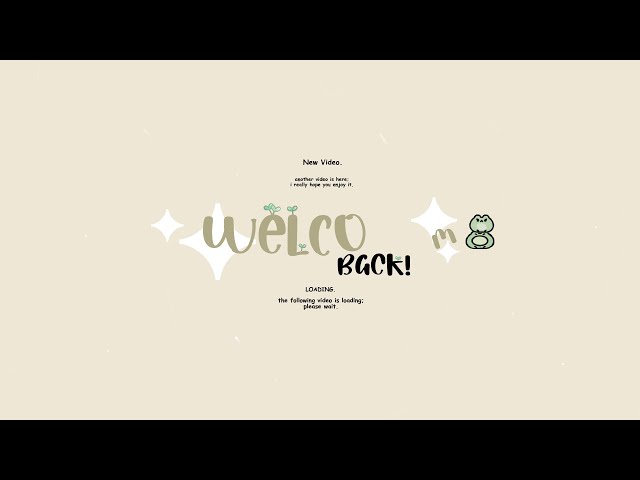 cute aesthetic Intro & Outro templates (with froggies) | FREE FOR USE class=