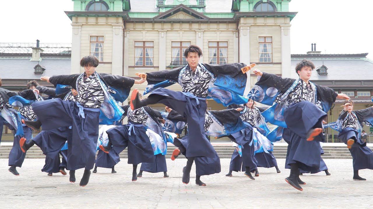 [4K] 仁双弐心　関門よさこい大会　2022 ＪＲ門司港駅