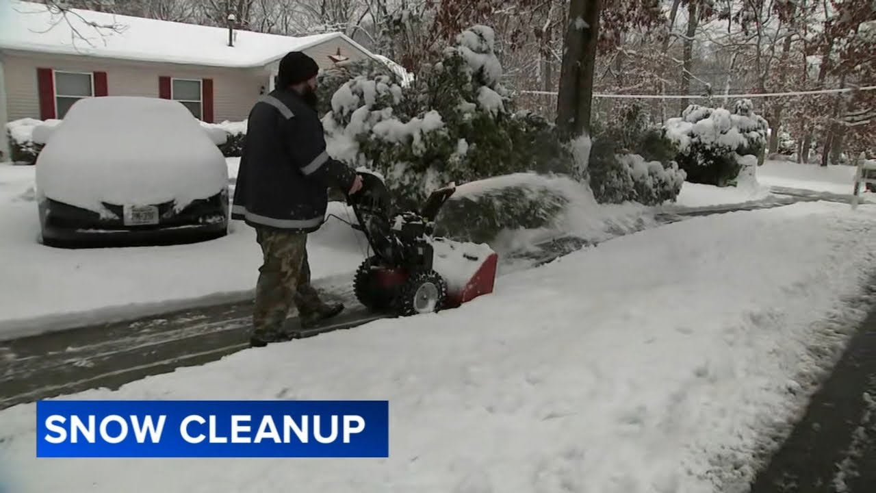 Snow cleanup underway after winter storm dumps several inches across ...