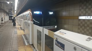 【入線】月島駅に東京メトロ有楽町線10000系新木場行きが入線　ミニ７１５